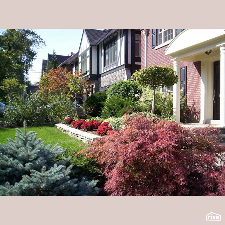 Front Garden with Outdoor Gardens by Earthworks Landscape & Design