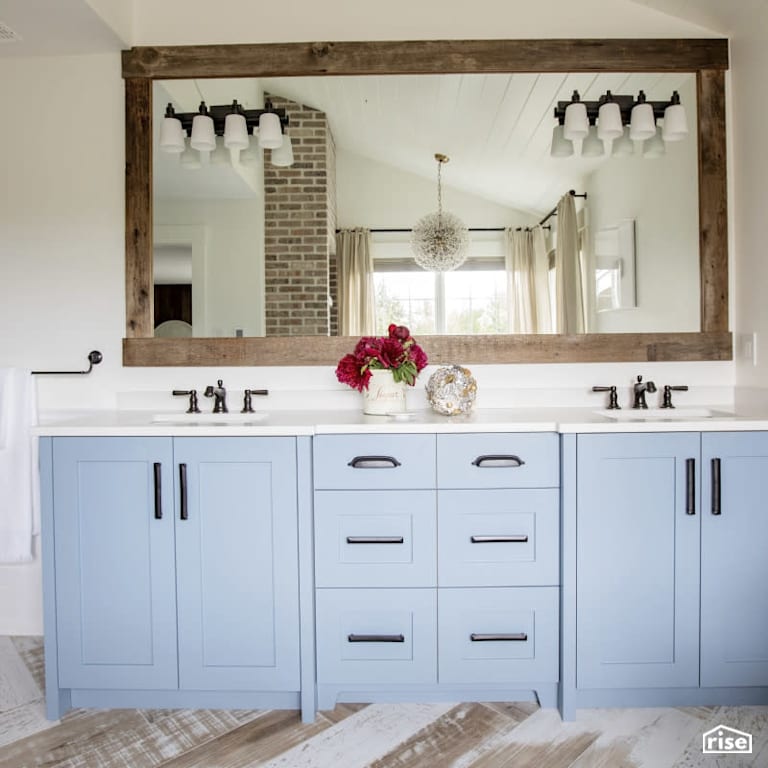Bathroom Vanity with Low-Flow Bathroom Faucet by PlaidFox