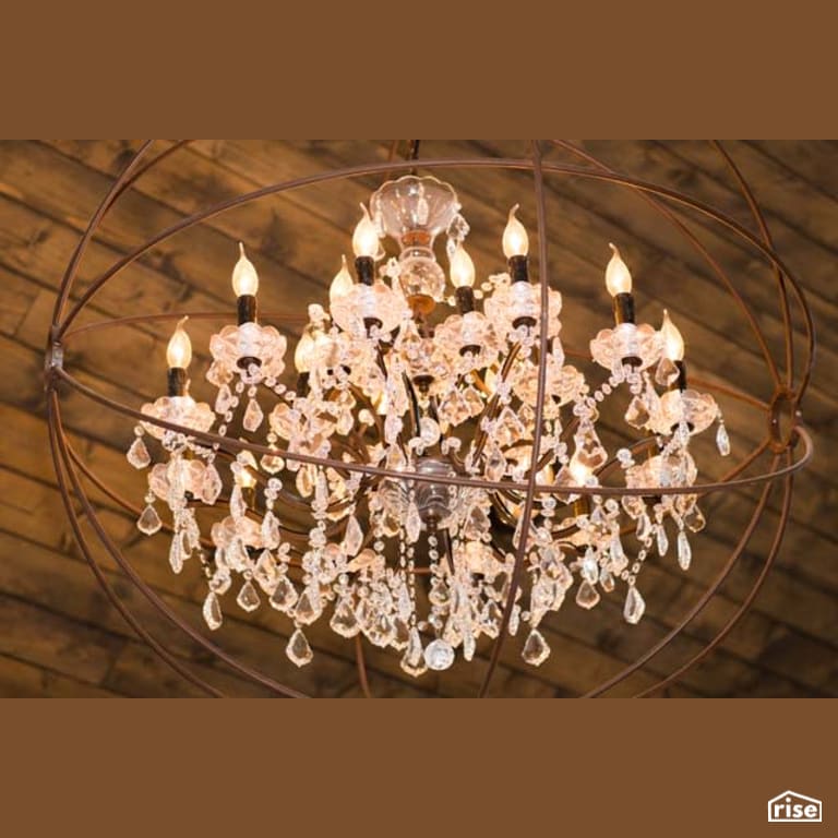 Master Bedroom Lighting with Ceiling Light by Winsome Construction
