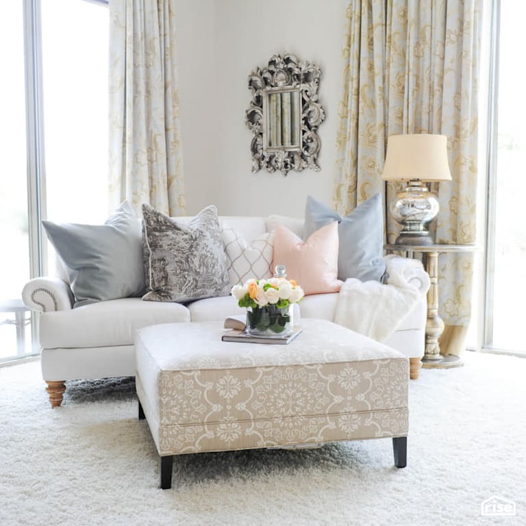 Scottsdale Arizona Retreat - Master Bedroom with Desk Lamp by PlaidFox