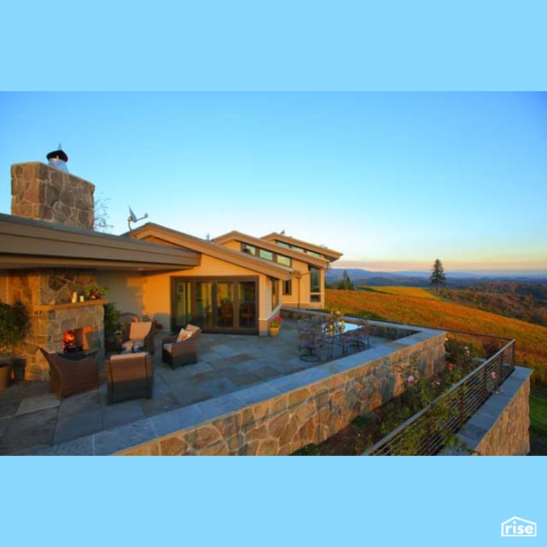 Rear Patio with Energy Star Exterior Door by Winsome Construction