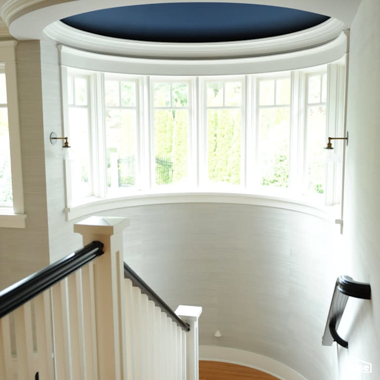 Staircase with Wall Light by PlaidFox