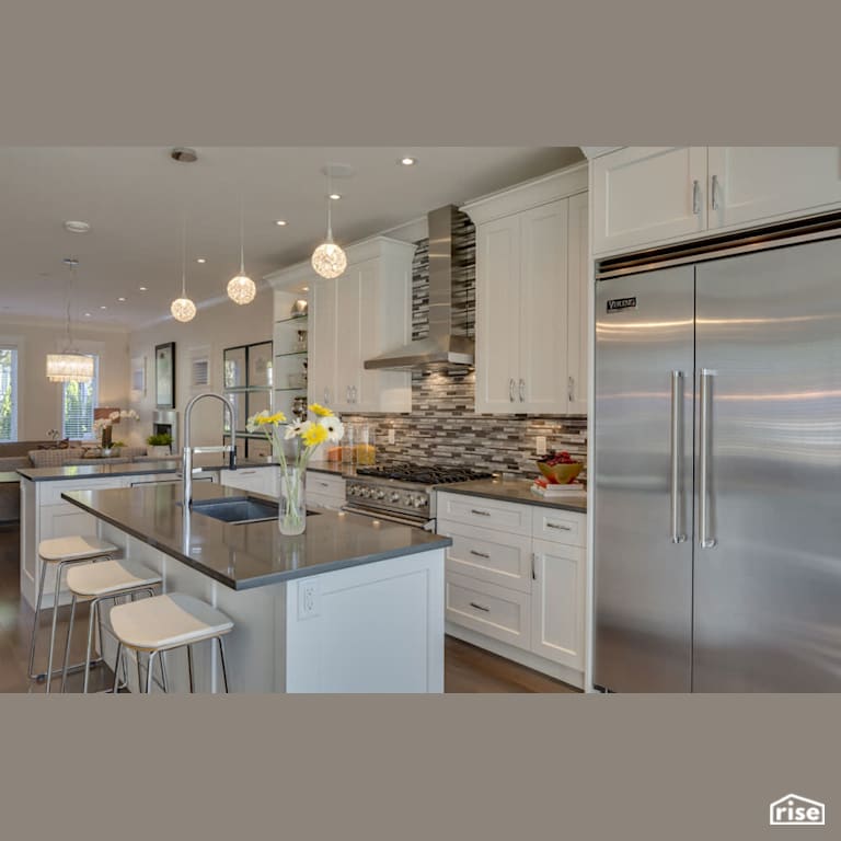 Clay Construction - Kerrisdale Traditional - Kitchen with Low-Flow Kitchen Faucet by Clay Construction