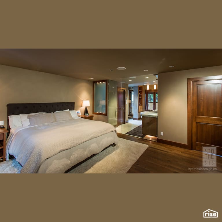 Master Bedroom and Ensuite with FSC Certified Hardwood by Synthesis Design