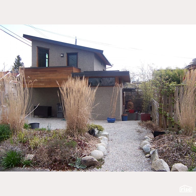 Mendoza House - Exterior with Fixed Window by Lanefab Design/Build