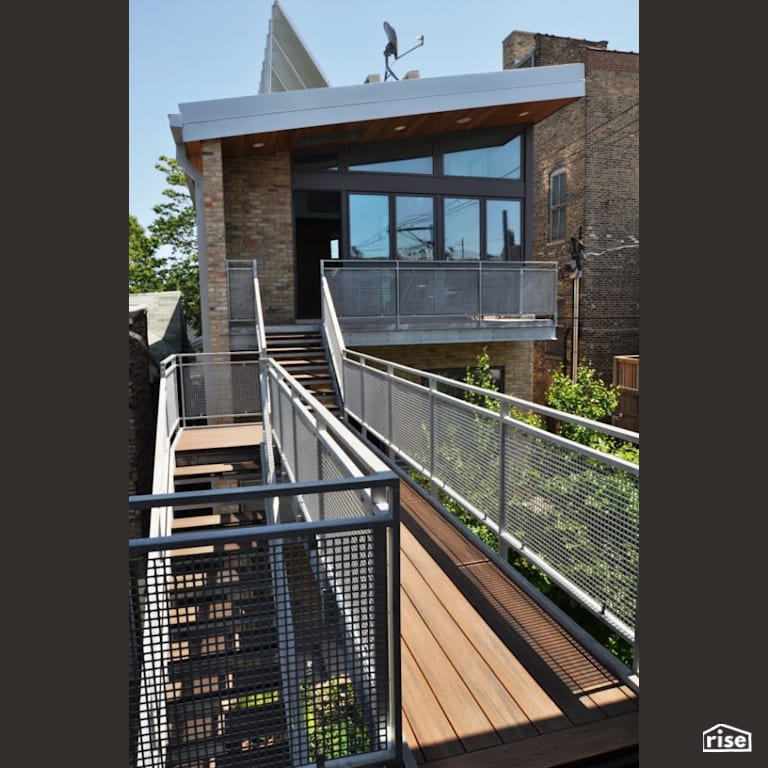 Rear exterior with Fixed Window by Alpen High Performance Products