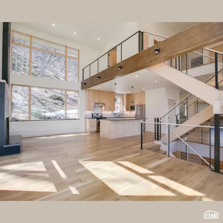 Main Floor with Laminate Flooring by Constructive Builders