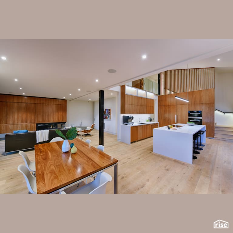 Kitchen with Integrated LED by Alliance Green Builders