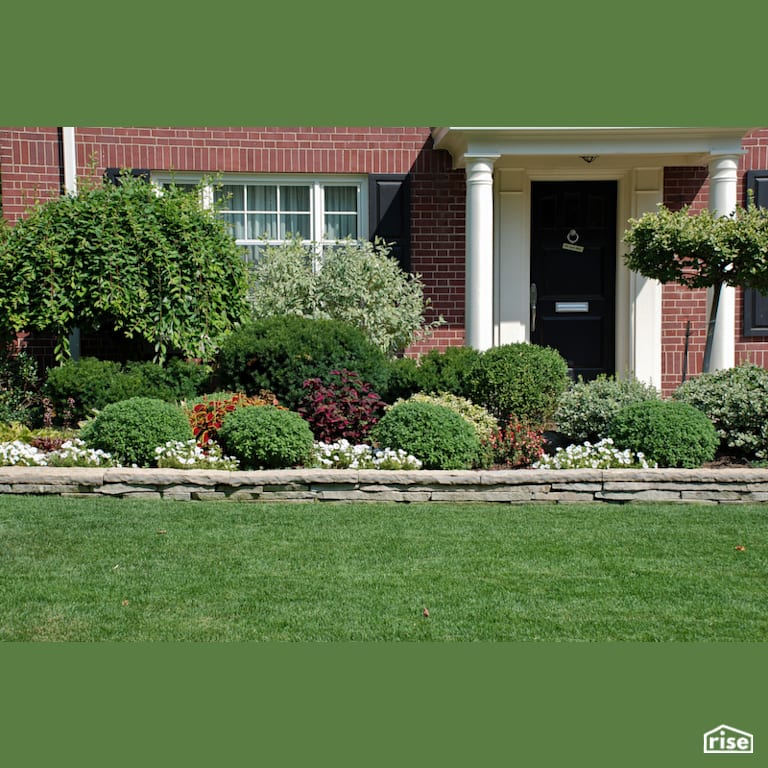 Front Garden with Outdoor Gardens by Earthworks Landscape & Design