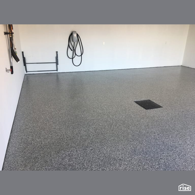 Stonehenge flake floor  with Concrete Flooring by DeltaCrete