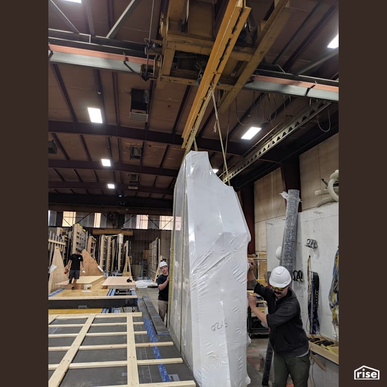 Wall Bundles at the Shop with Prefabricated Panelized Home by Phoenix Haus LLC