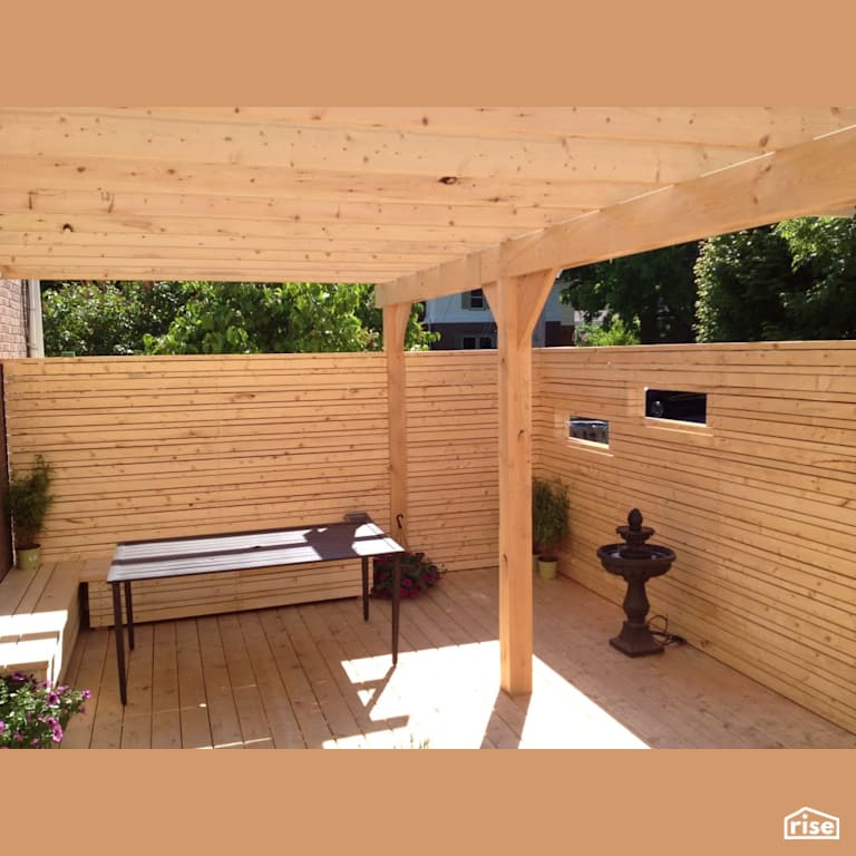 Leaman Street - Deck with Cedar Decking by Brad Goodsell Design | Build Inc