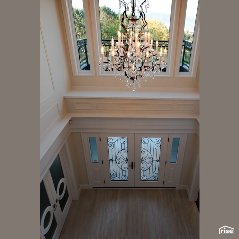 Entryway with Energy Star Exterior Door by My House Design/Build Team Ltd.
