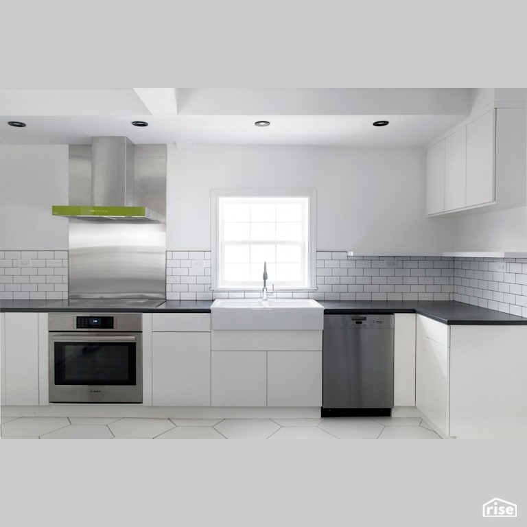 Kitchen - West-End Halifax Contemporary Transformation with Low-Flow Kitchen Faucet by Case Design/Remodeling