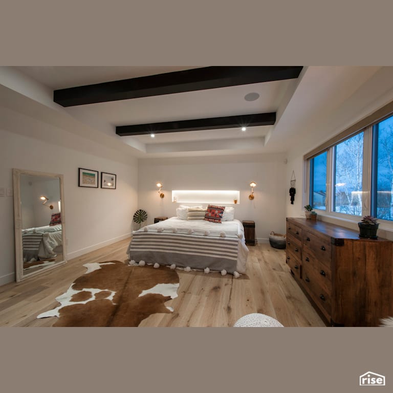 Paradiso Master Bedroom with Dimmer Switch by Bowers Construction