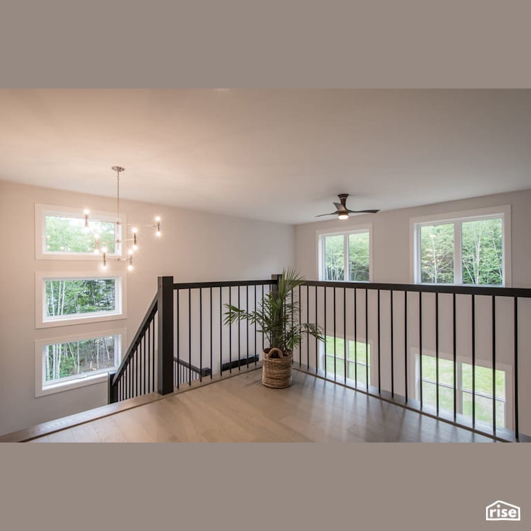 71 Arielle Lane - Staircase with Ceiling Light by Homes by Highgate