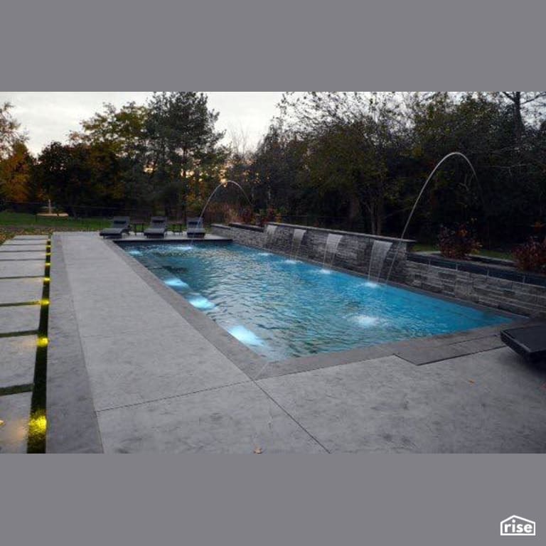 Inground Swimming Pool with Variable Speed Pool Pump by PoolBoy Inc