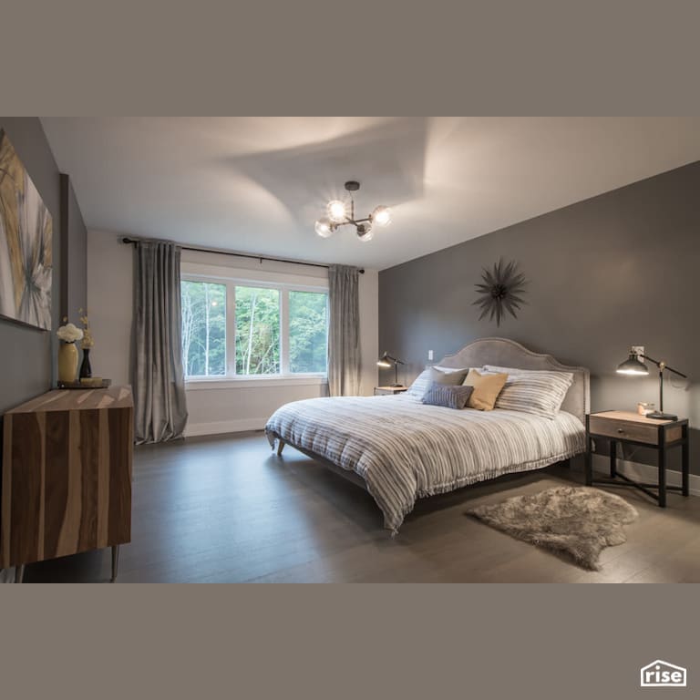 71 Arielle Lane - Master Bedroom with FSC Certified Hardwood by Homes by Highgate