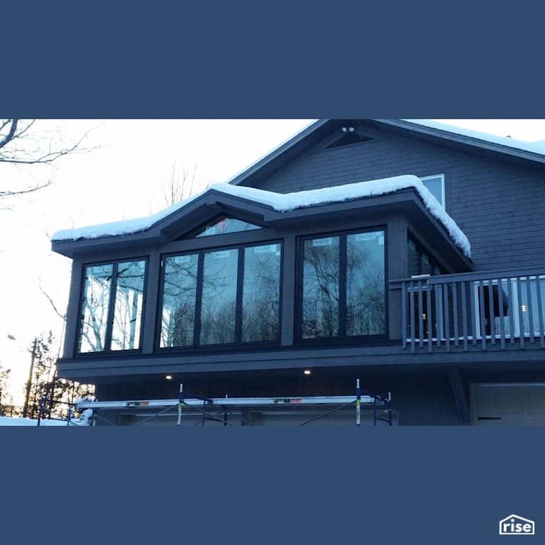 NanaWall windows and sliding patio door with Sliding Patio Door by J Russon Construction