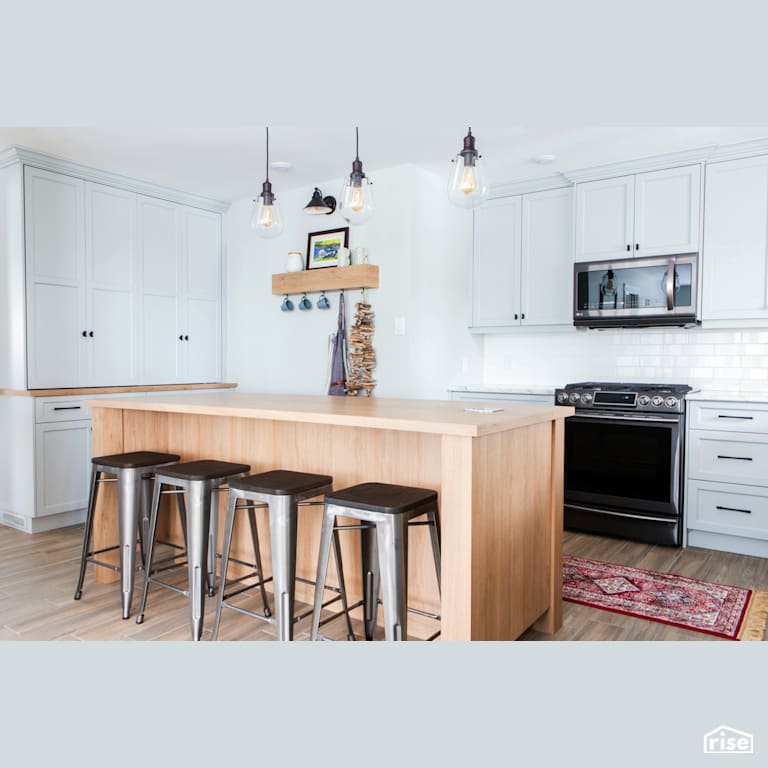 Albert Street II Kitchen with Integrated LED by Reimagine Designs