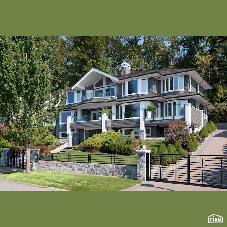 Exterior with Outdoor Gardens by My House Design/Build Team Ltd.