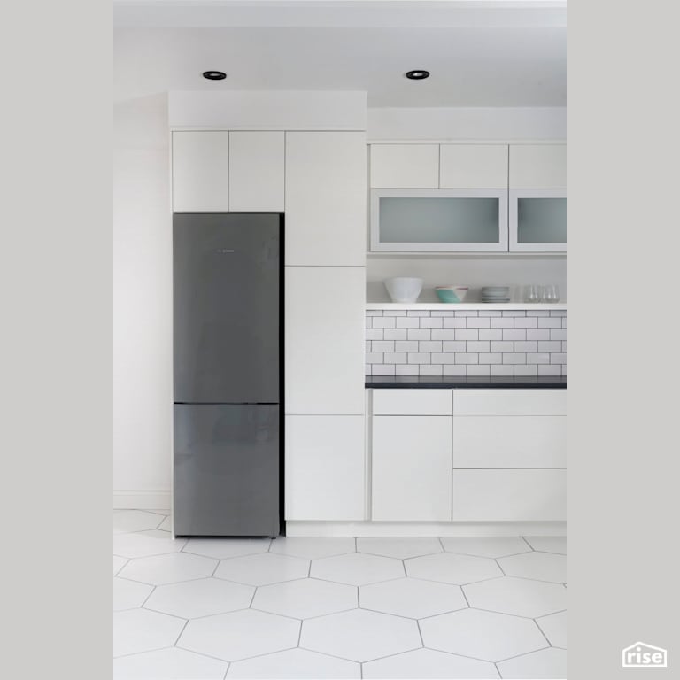 Kitchen - West-End Halifax Contemporary Transformation with Ceiling Light by Case Design/Remodeling