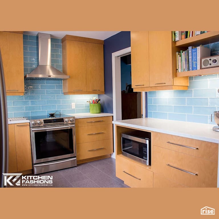 Kitchen Fashions - Kitchen Renovation with Induction Range by Home Fashions