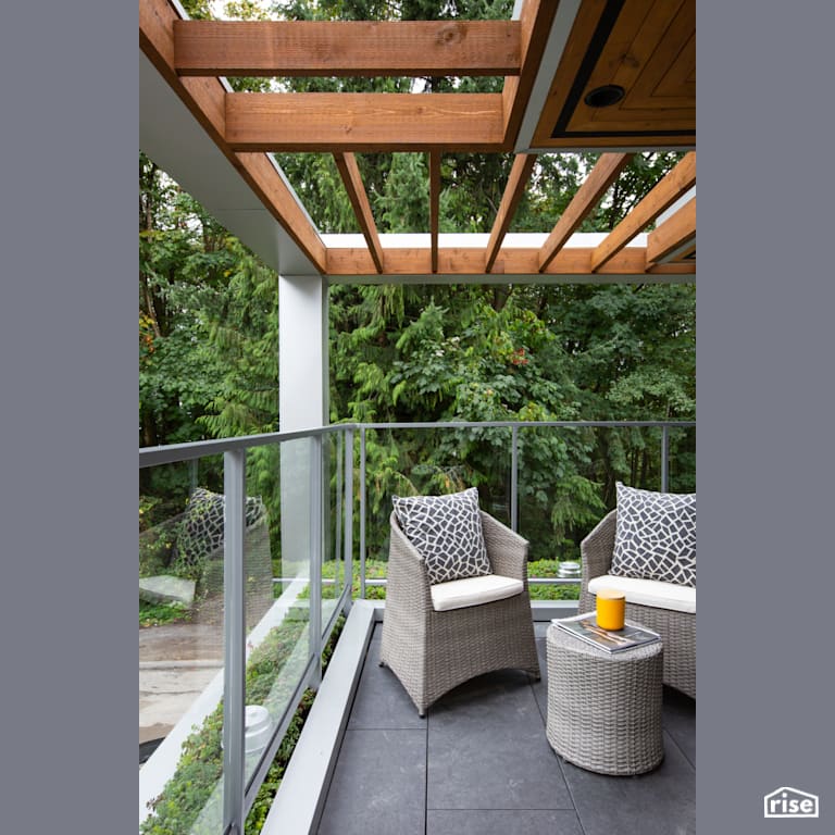 MODCUBE Deck with Heavy Timber Pergola by Synthesis Design