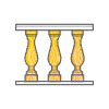 Natural Wood Balusters