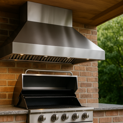 Outdoor BBQ Range Hood Guide for Vented Installations