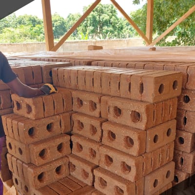 A Non-Profit Uses Compressed Earth Blocks to Build Happy Homes in Haiti 