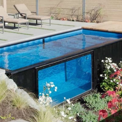 Stay Cool with a Shipping Container Pool 