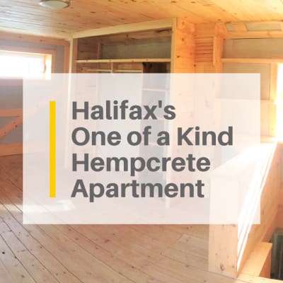 A Halifax Apartment Built with Hempcrete Walls