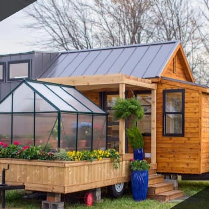 The Elsa - A Tiny House with a Greenhouse