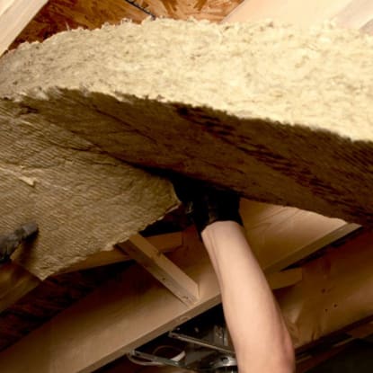 Rock wool insultation