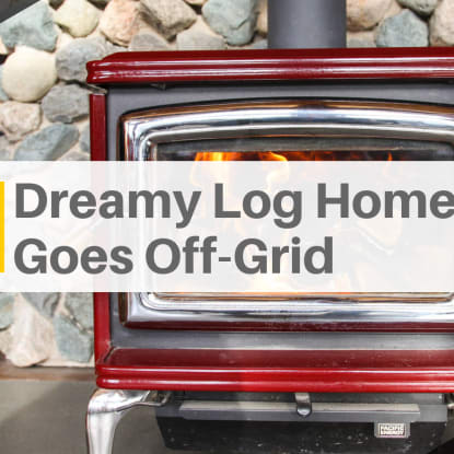 The House that Rudi Built new brunswick log home