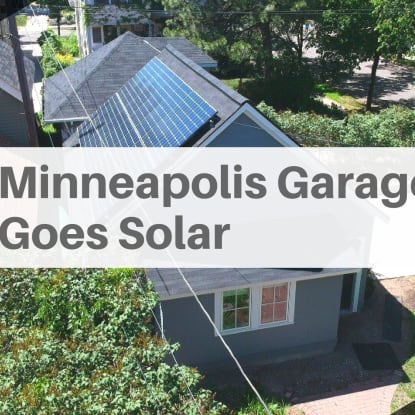 minneapolis garage goes solar