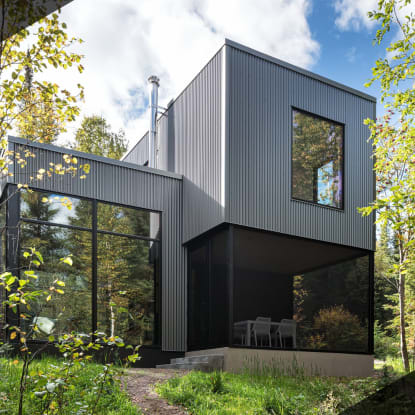 Modern meets Rugged in this 950sqft Minnesota Cabin