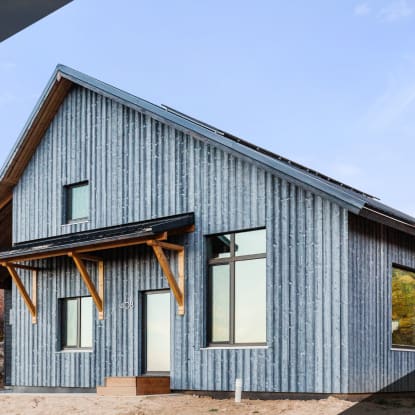 Prefab+Net Zero+Passive House in the Colorado Rockies, Yes Please!