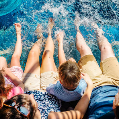 Salt Water Pool Header
