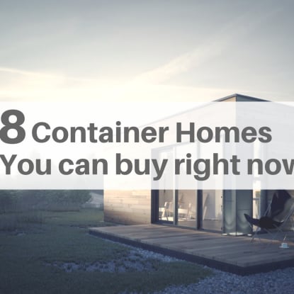 container homes you can buy right now