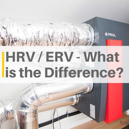 HRV and ERV Systems - Air exchangers Air Ventilation - Rise
