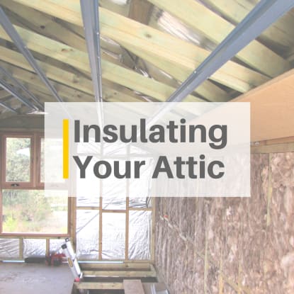 how to insulate your attic
