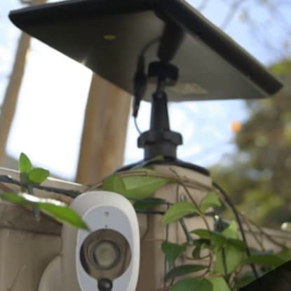 solar home security