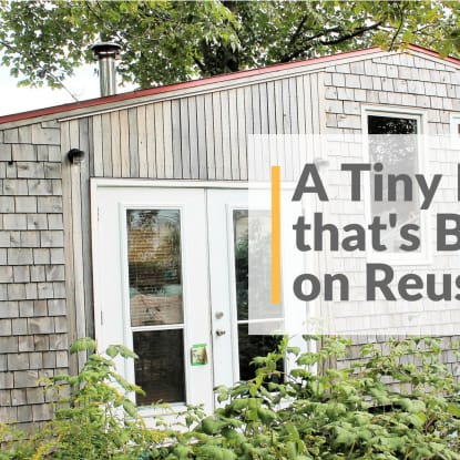 tiny home that's big on reuse