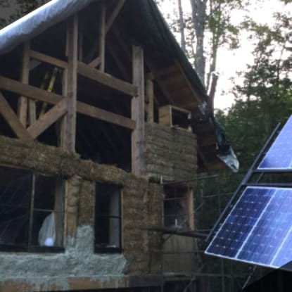 sustainable house build