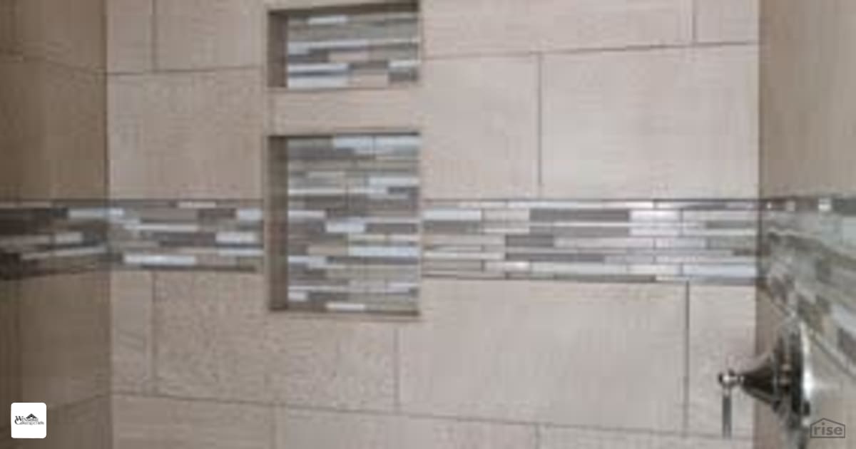 Low-Flow Shower with Low-Flow Showerhead by Winsome Construction