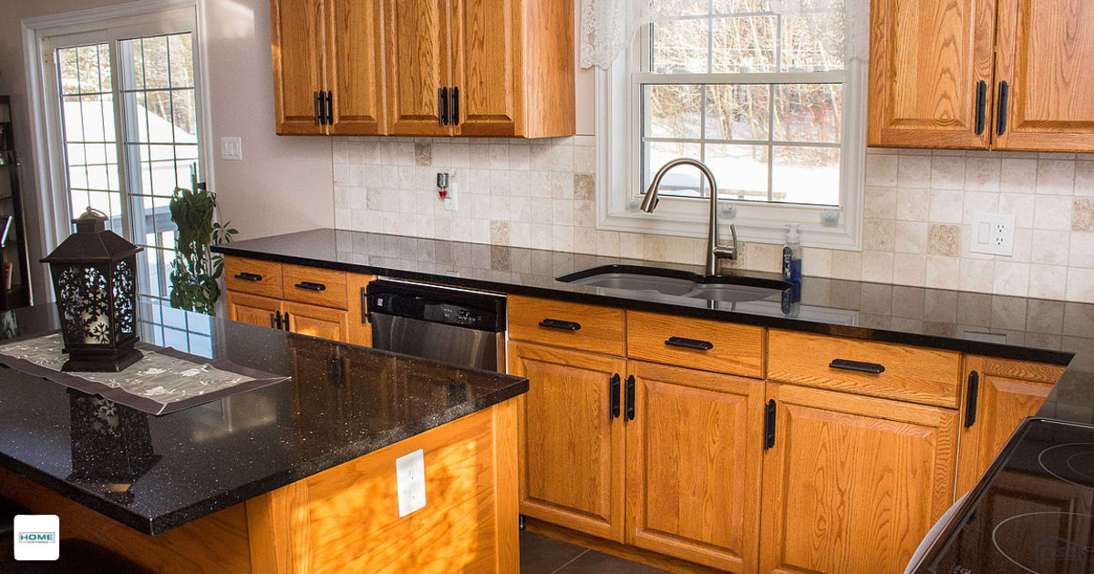 Facelift Kitchen Renovation with Low-Flow Kitchen Faucet by Home Fashions