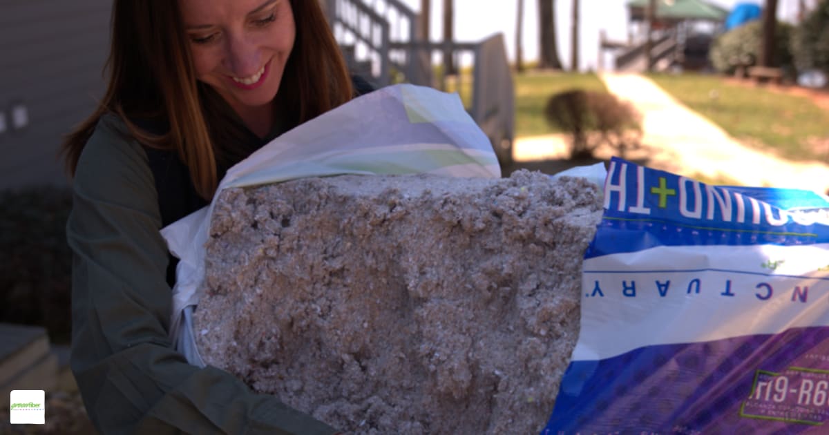 Exterior SANCTUARY Installation with Cellulose Blownin Insulation by