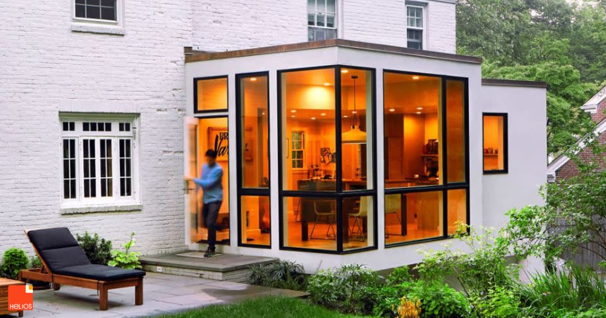 Chestnut Hill Addition with Fixed Window by Helios Design Group
